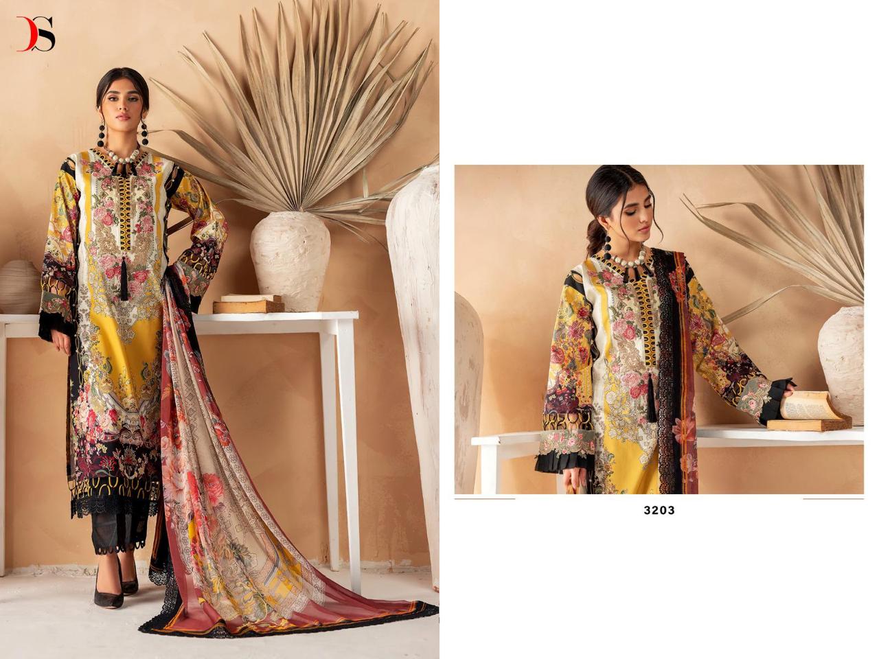 Deepsy Firdous Ayzal Cotton Pakistani Suits Catalog
